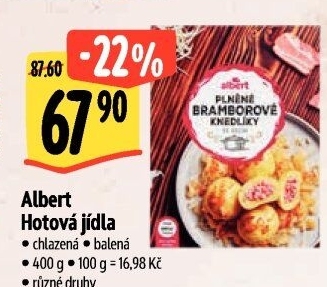 Hotová jídla chlazená Albert
