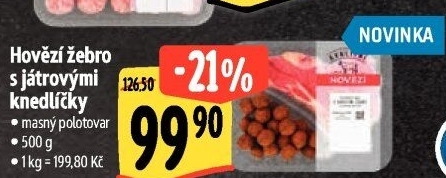 Hovězí žebro s játrovými knedlíčky Albert