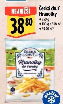 Hranolky mražené Česká chuť