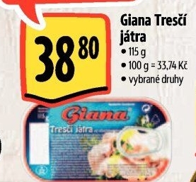 Játra tresčí Giana