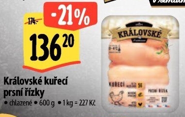 Kuřecí prsní řízky královské Premium Albert