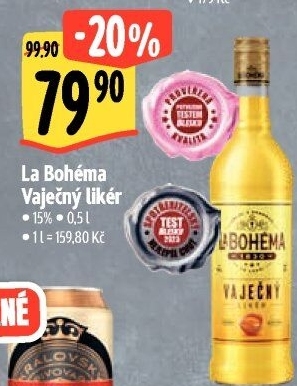 Likér vaječný La Bohéma