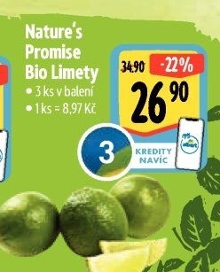 Limety bio Nature'