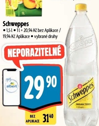 Limonáda Schweppes