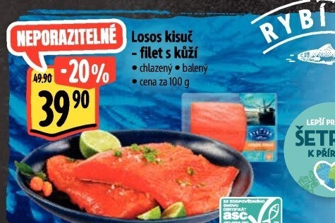 Losos Kisuč filet Albert