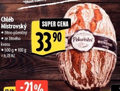 Mistrovský chléb Albert