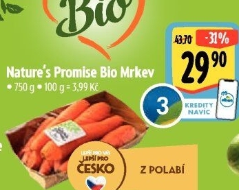 Mrkev bio Nature'