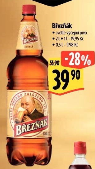 Pivo světlé výčepní 10° Březňák