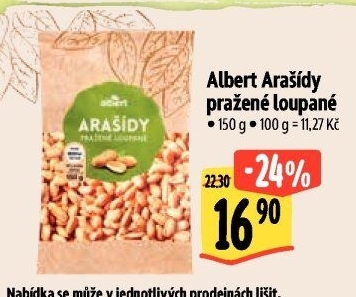 Pražené arašídy Albert