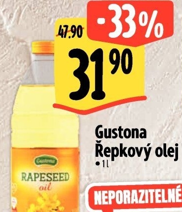 Řepkový olej Gustona