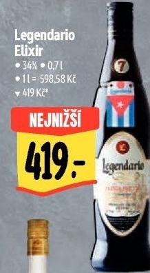 Rum Legendario Elixir de Cuba 7YO