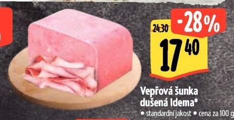Šunka vepřová dušená standard Idema