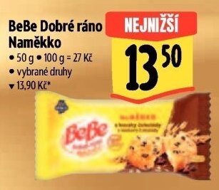 Sušenky BeBe Dobré ráno NaMěkko Opavia