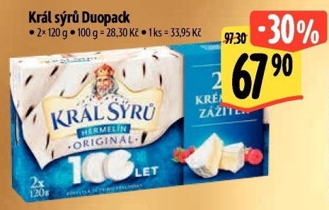 Sýr Hermelín Král sýrů
