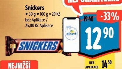 Tyčinka Snickers