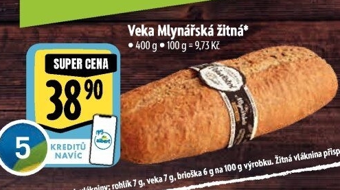 Veka Mlynářská žitná Albert