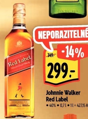 Whisky Red Label Johnnie Walker