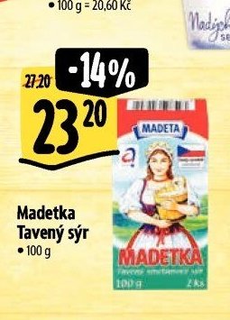 Madetka Tavený sýr