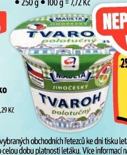 Jihočeský tvaroh polotučný