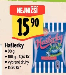 Bonbony Hašlerky Sfinx