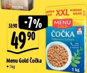 Čočka Menu Gold