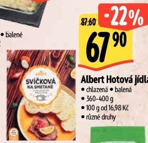 Hotová jídla chlazená Albert