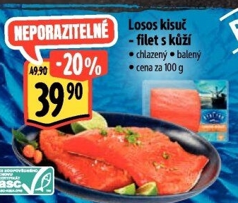 Losos Kisuč filet Albert