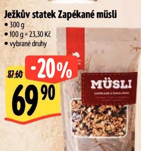 Müsli zapékanéJežkův statek