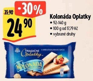 Oplatky Kolonáda Opavia