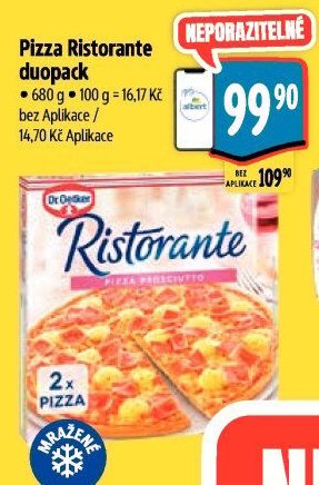 Pizza mražená Ristorante Dr. Oetker
