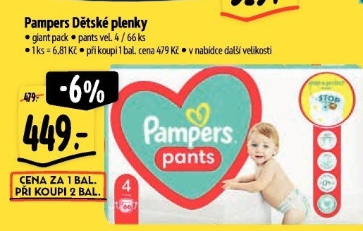 Pleny dětské Pampers Pants