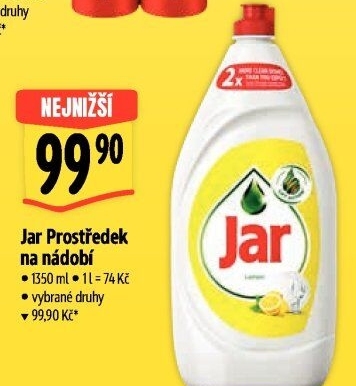Prostředek na nádobí Jar