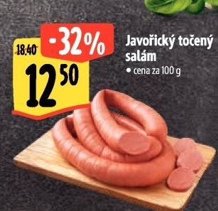 Salám javořický točený