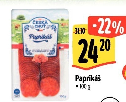 Salám Paprikáš Česká chuť