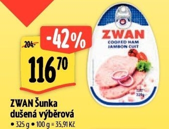 Šunka dušená výběrová Zwan