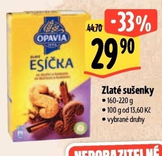 Sušenky Zlaté Opavia - boxy