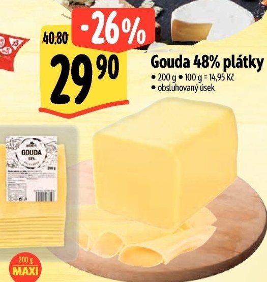 Sýr Gouda 48% Albert