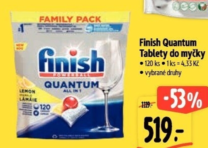 Tablety do myčky Quantum Finish