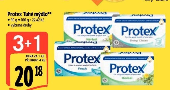 Tuhé mýdlo antibakteriální Protex