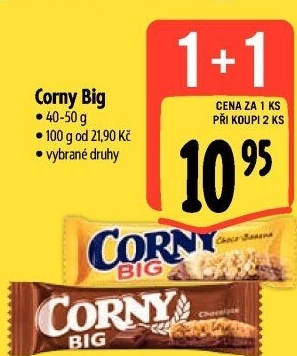 Tyčinka cereální BIG Corny