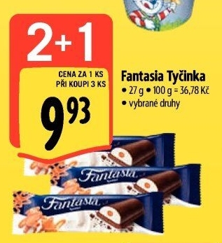 Tyčinka Fantasia Danone