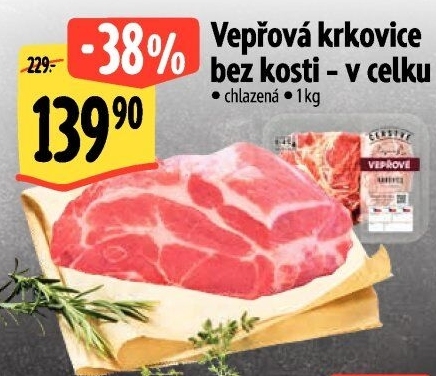 Vepřová krkovice bez kosti Albert