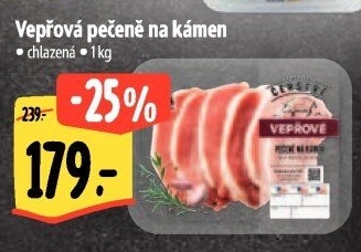 Vepřová pečeně na kámen Albert