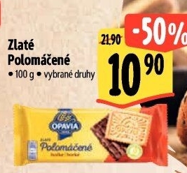 Zlaté polomáčené Opavia