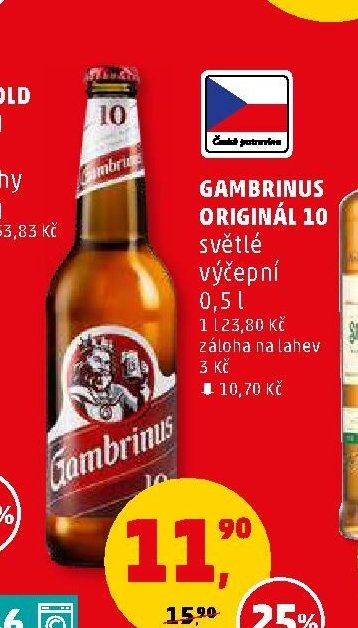 Gambrinus originál 10