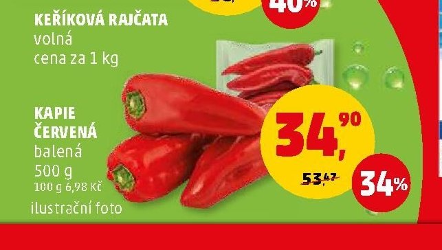 Kapie červená