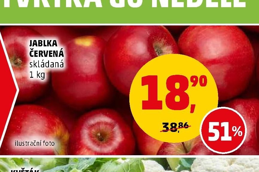 JABLKA ČERVENÁ