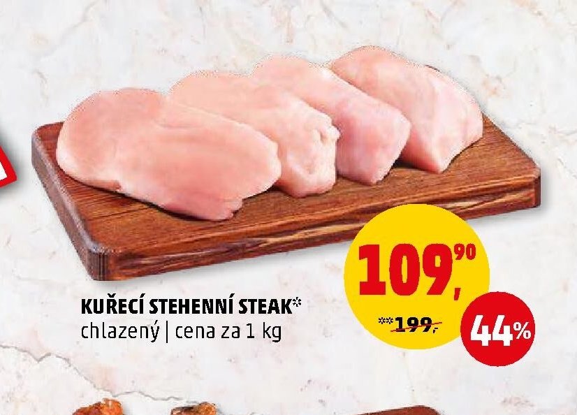 Kuřecí stehenní steak chlazený