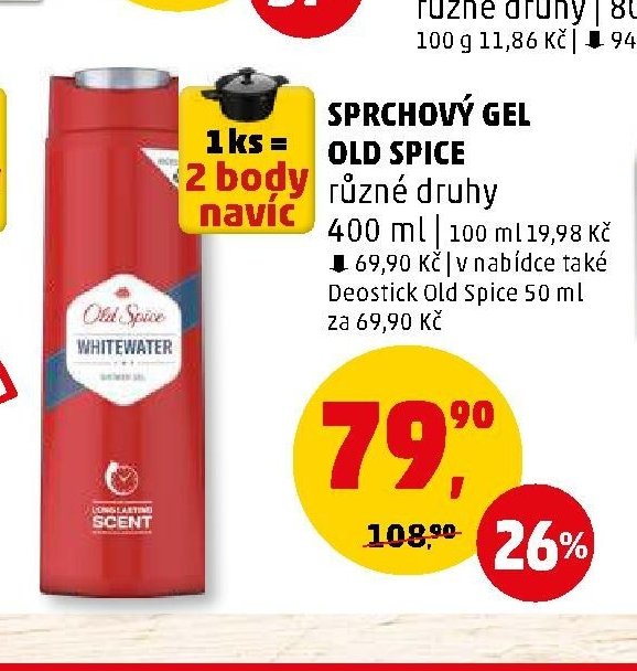 SPRCHOVÝ GEL OLD SPICE různé druhy