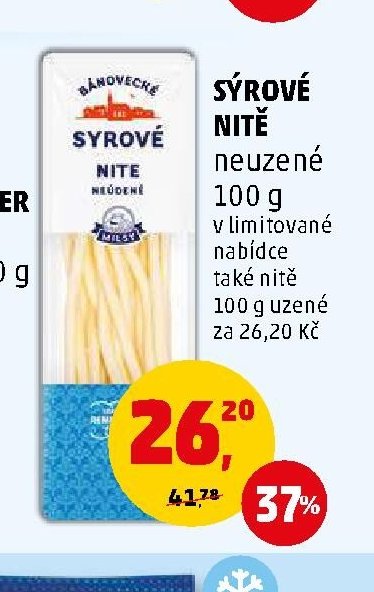 SÝROVÉ NITĚ